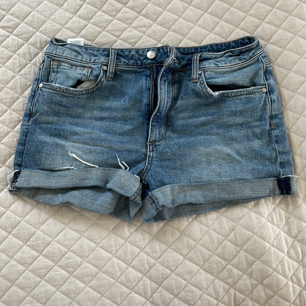 Cuffed Joe Jeans denim shorts